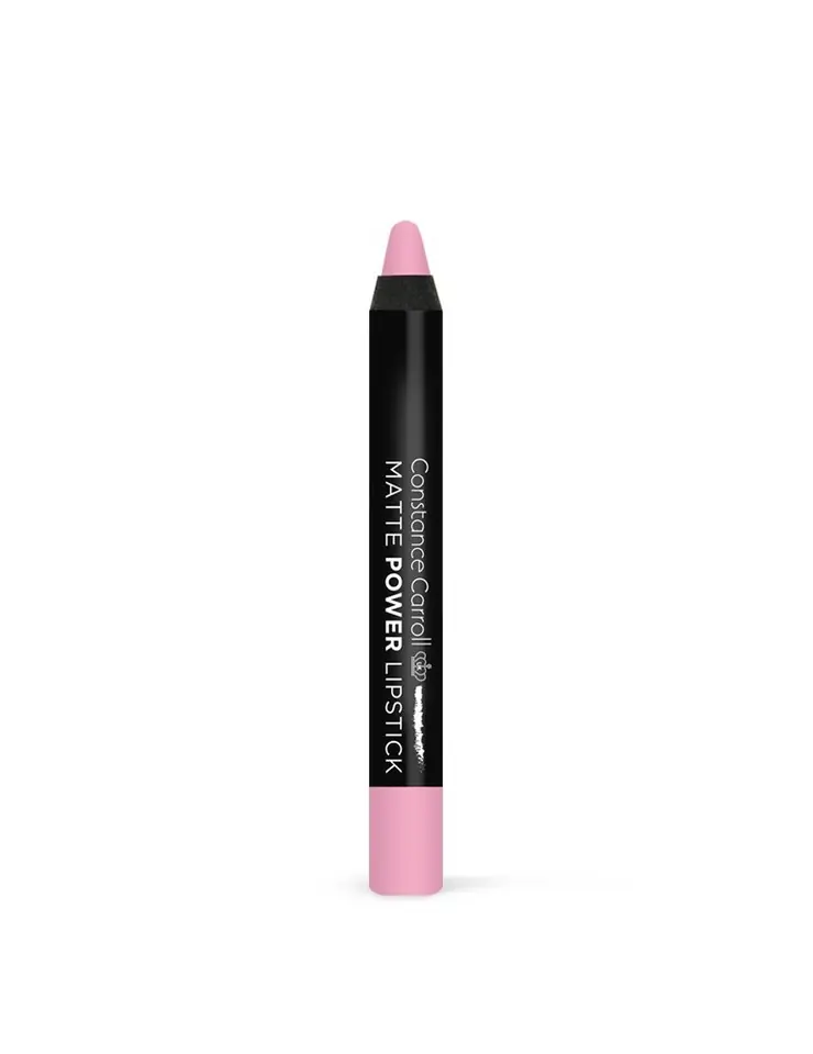 ⁨Constance Carroll Matte Power Lipstick Pomadka matowa w kredce nr 01 Nude Rose 1szt⁩ w sklepie Wasserman.eu