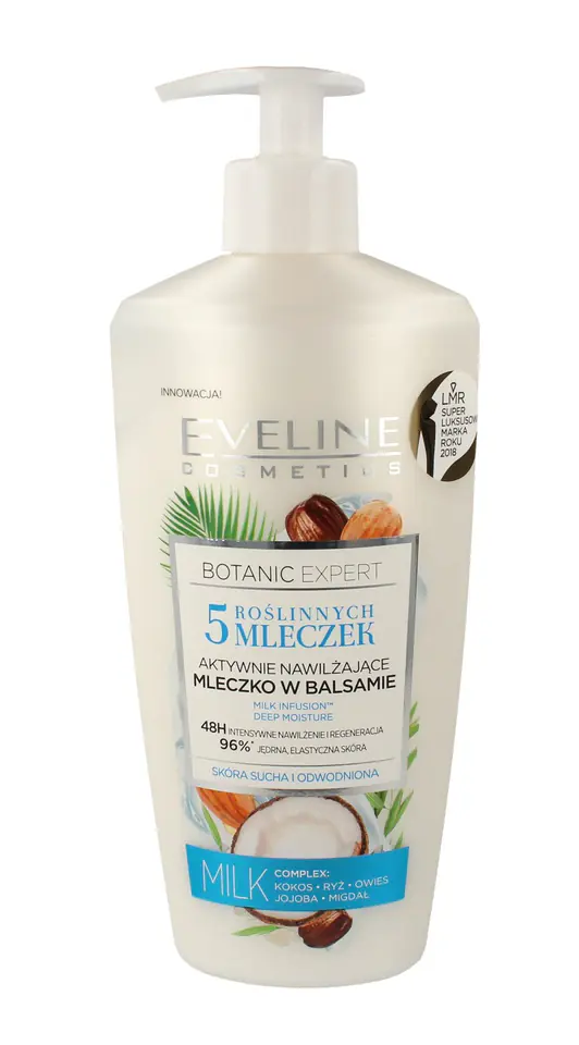 ⁨Eveline Botanic Expert Body Milk in Lotion Active moisturizing 350ml⁩ at Wasserman.eu