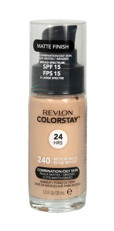 ⁨Revlon Colorstay 24H Podkład kryjąco-matujący nr 240 Medium Beige - cera mieszana i tłusta 30ml⁩ w sklepie Wasserman.eu