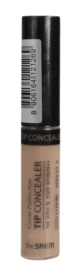 ⁨The SAEM Cover Perfection Tip Concealer No. 03 Natural Beige 1pc⁩ at Wasserman.eu