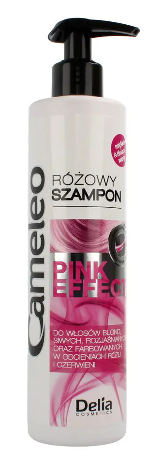 ⁨Delia Cosmetics Cameleo Pink Effect Szampon do włosów różowy 250ml⁩ w sklepie Wasserman.eu