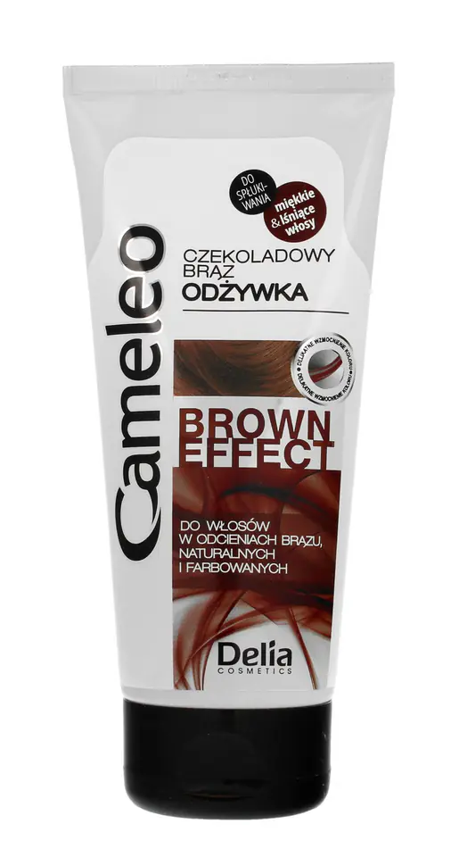 ⁨Delia Cosmetics Cameleo Brown Effect Odżywka do włosów brązowa 200ml⁩ w sklepie Wasserman.eu