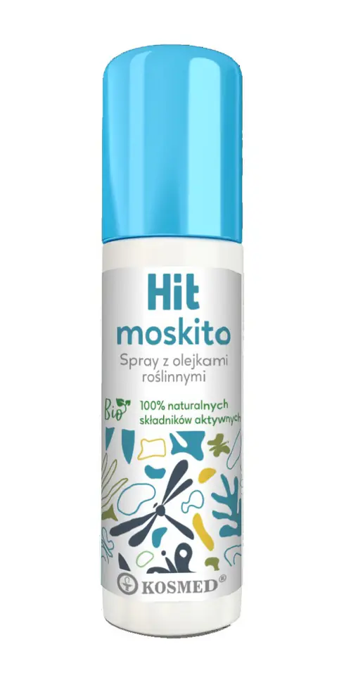 ⁨Kosmed Hit Spray odstraszający na komary,kleszcze i meszki 100ml⁩ w sklepie Wasserman.eu