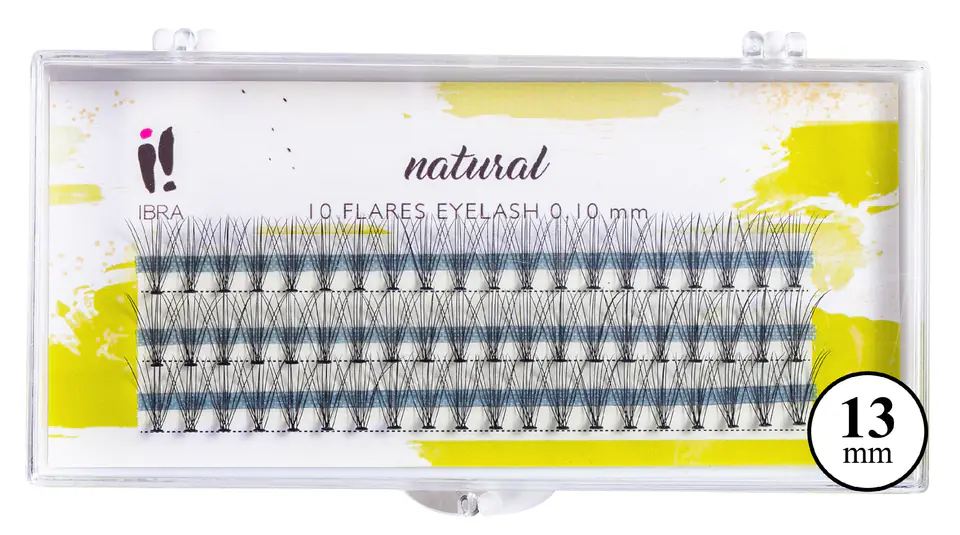 ⁨Ibra Tufts of eyelashes Naturals 0.10-C-13 mm 1op.⁩ at Wasserman.eu