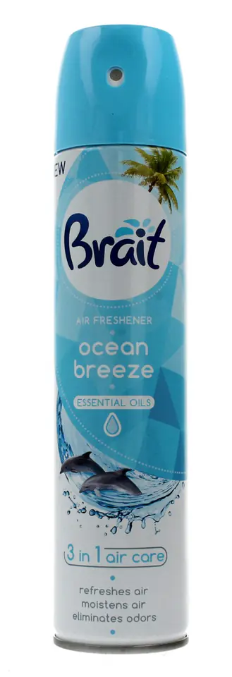 ⁨Brait Air Care 3in1 Odświeżacz powietrza klasyczny Ocean Breeze 300ml⁩ w sklepie Wasserman.eu