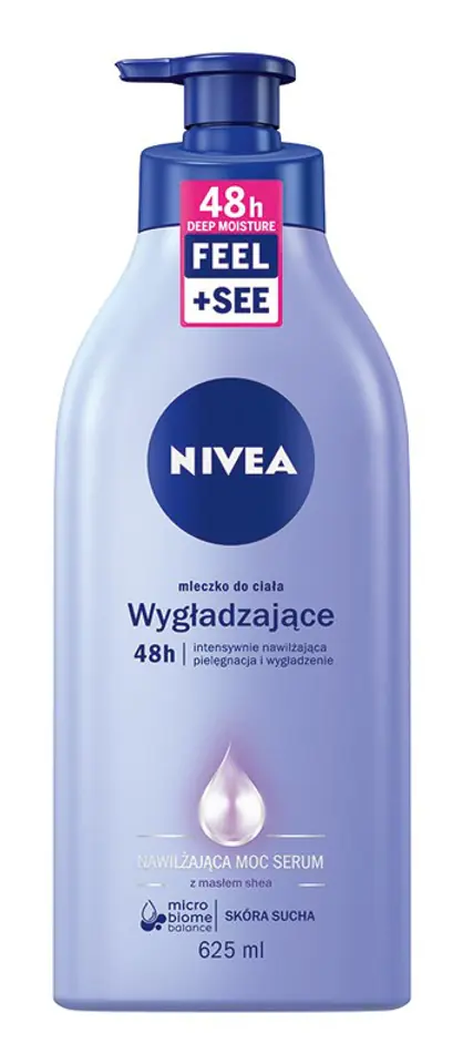 ⁨Nivea Body Mleczko do ciała wygładzające - pompka 625ml⁩ w sklepie Wasserman.eu