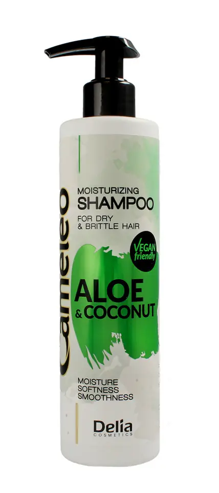 ⁨Delia Cosmetics Cameleo Aloe vera and Coconut Moisturizing shampoo for hair 250ml⁩ at Wasserman.eu