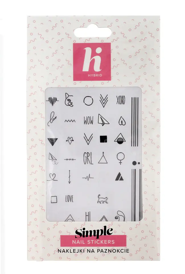 ⁨Hi Hybrid Nail Stickers Simple 1pcs⁩ at Wasserman.eu