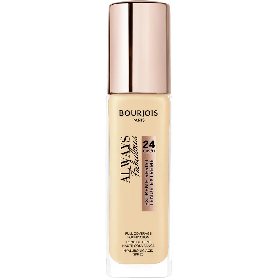 ⁨Bourjois Foundation Always Fabulous 24H No. 120 Light Ivory 30ml⁩ at Wasserman.eu