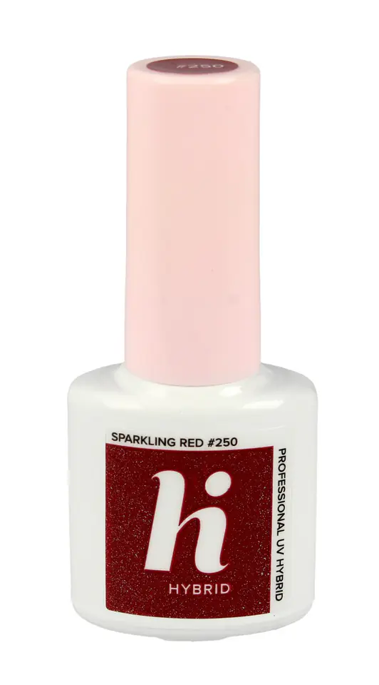 ⁨Hi Hybrid Gel polish #250 Sparkling Red 5ml⁩ at Wasserman.eu