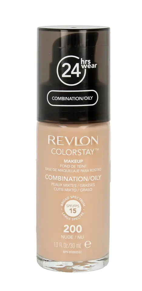 ⁨Revlon Colorstay 24H Podkład kryjąco-matujący nr 200 Nude - cera mieszana i tłusta 30ml⁩ w sklepie Wasserman.eu