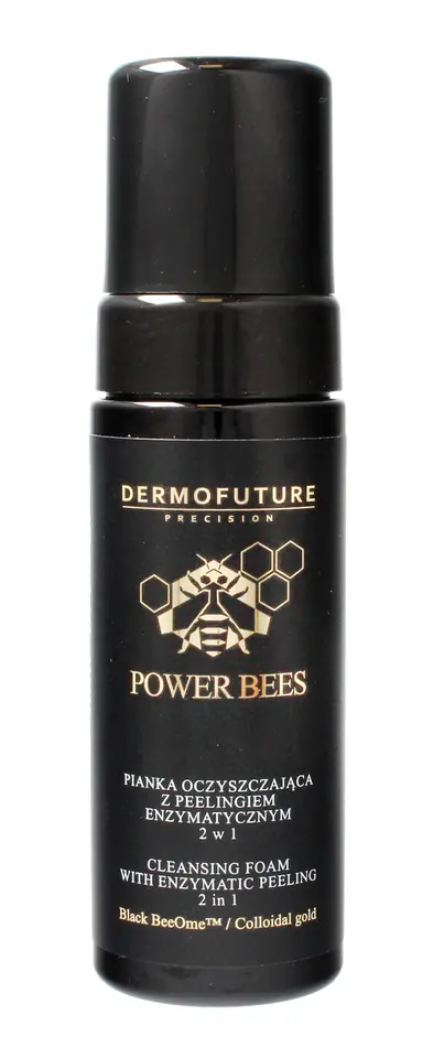 ⁨Dermofuture Precision Power Bees Pianka oczyszczająca z peelingiem 2w1 150ml⁩ w sklepie Wasserman.eu