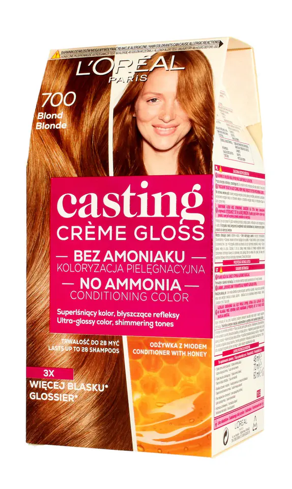 ⁨Casting Creme Gloss Krem koloryzujący nr 700 Blond 1op.⁩ w sklepie Wasserman.eu