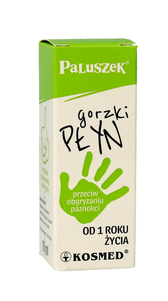 ⁨Kosmed Paluszek Gorzki Płyn przeciw obgryzaniu paznokci 10ml⁩ w sklepie Wasserman.eu