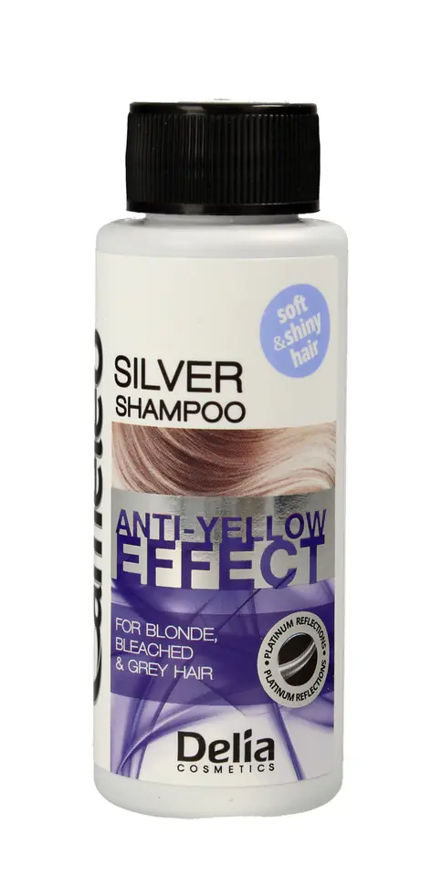 ⁨Delia Cosmetics Cameleo Silver Shampoo for blonde and gray hair - mini 50ml⁩ at Wasserman.eu