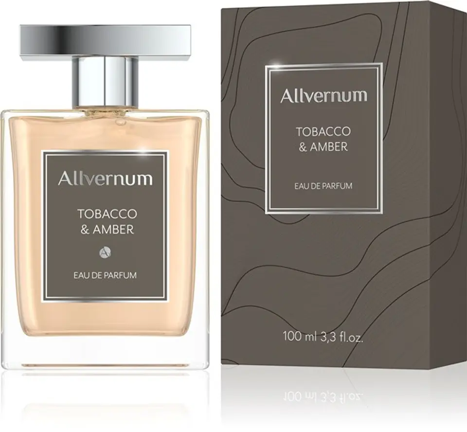 ⁨Woda perfumowana męska, tobacco & amber, 100ml Allvernum⁩ w sklepie Wasserman.eu
