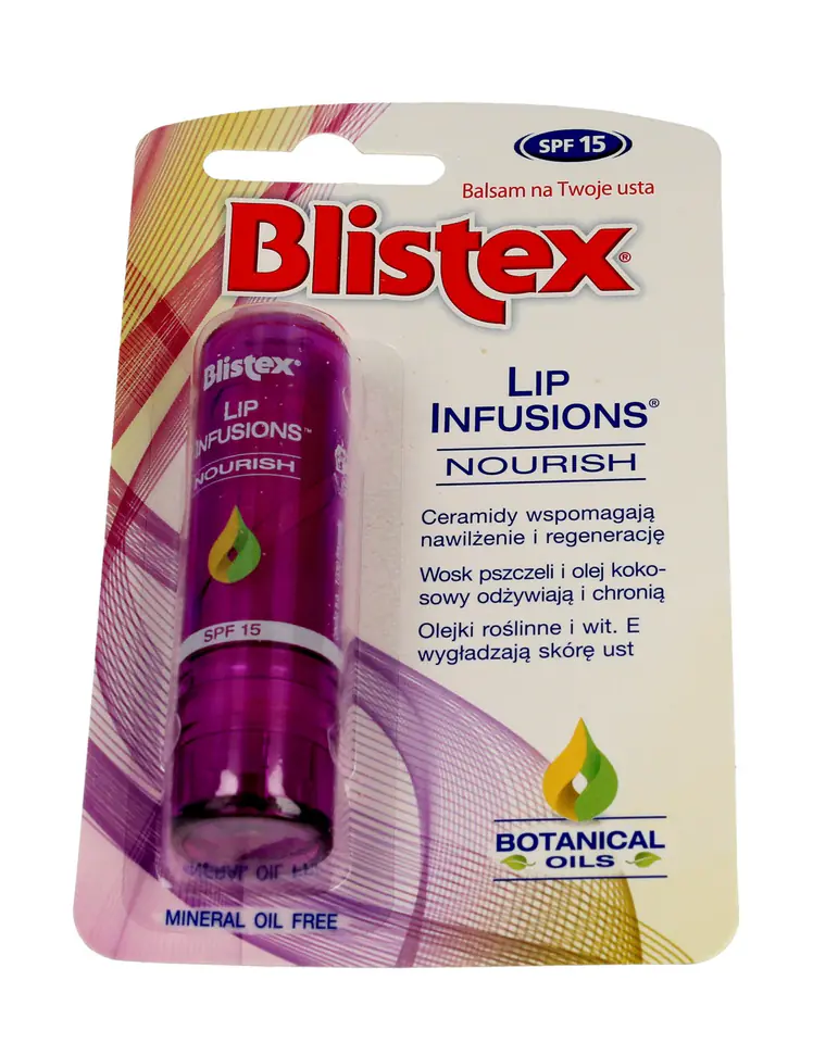 ⁨Blistex Lip Infusions Nourishing Lip Balm SPF15 3.7g⁩ at Wasserman.eu