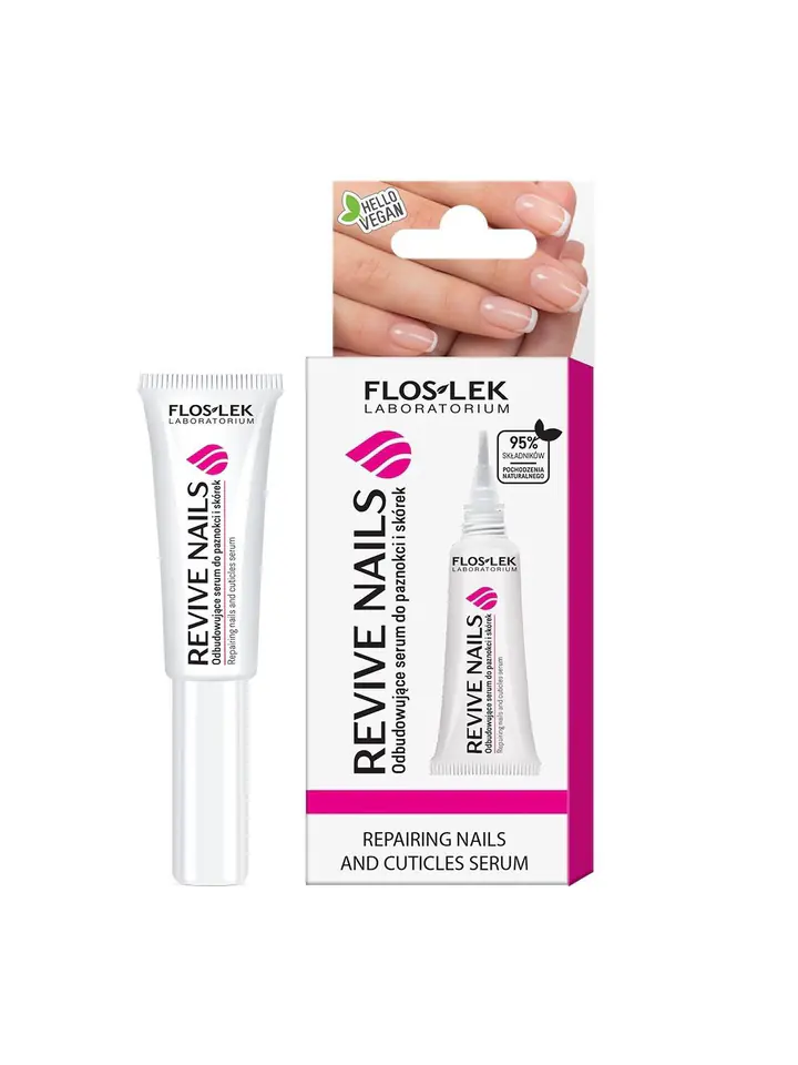 ⁨Floslek Revive Nails Restorative Serum for nails and cuticles 8ml⁩ at Wasserman.eu