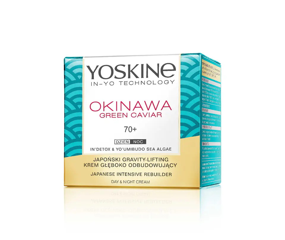 ⁨Yoskine Okinawa Green Caviar 70+ Krem głęboko odbudowujący na dzień i noc 50ml⁩ w sklepie Wasserman.eu