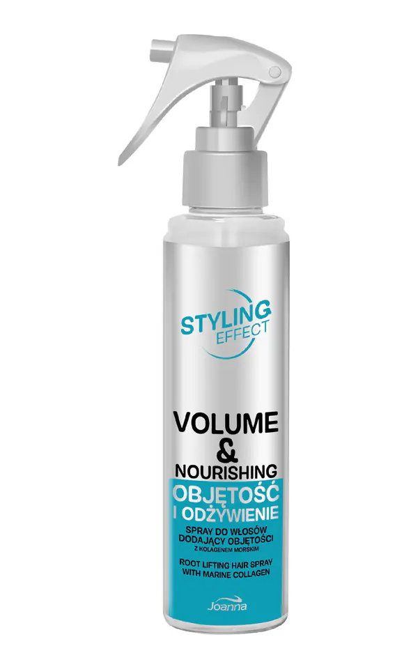 ⁨Joanna Styling Effect Spray do włosów Objętość i Odżywienie 150ml⁩ w sklepie Wasserman.eu