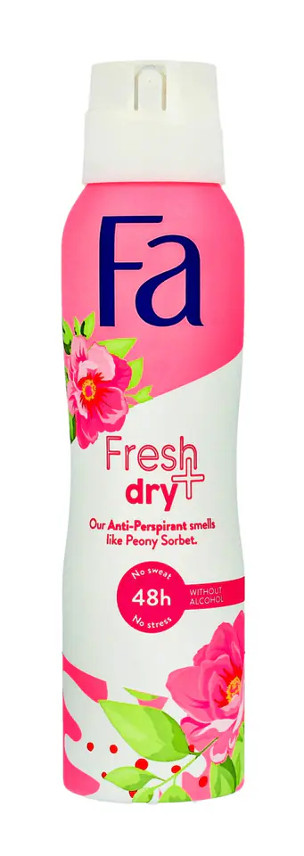 ⁨Fa Fresh & Dry 48H Deodorant Spray Peony Sorbet 150 ml⁩ at Wasserman.eu