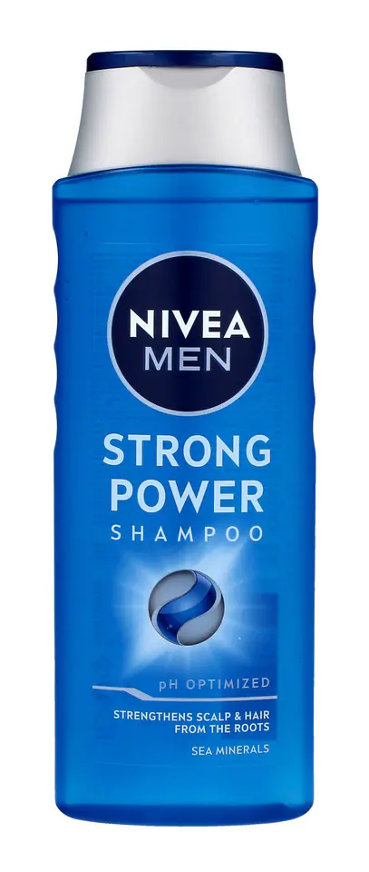 ⁨Nivea Men Szampon do włosów wzmacniający Strong Power 400ml⁩ w sklepie Wasserman.eu