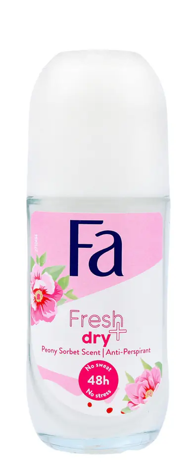 ⁨Fa Fresh & Dry 48H Dezodorant roll-on Peony Sorbet 50 ml⁩ w sklepie Wasserman.eu