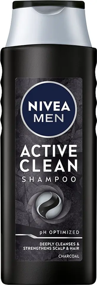 ⁨Nivea Men Hair Shampoo ACTIVE CLEAN cleansing 400ml⁩ at Wasserman.eu