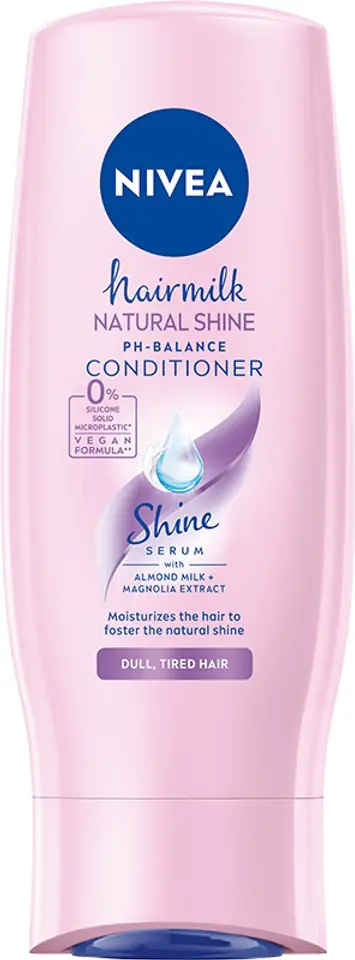 ⁨Nivea Hairmilk Natural Shine Odżywka wzmacniająca blask 200ml⁩ w sklepie Wasserman.eu