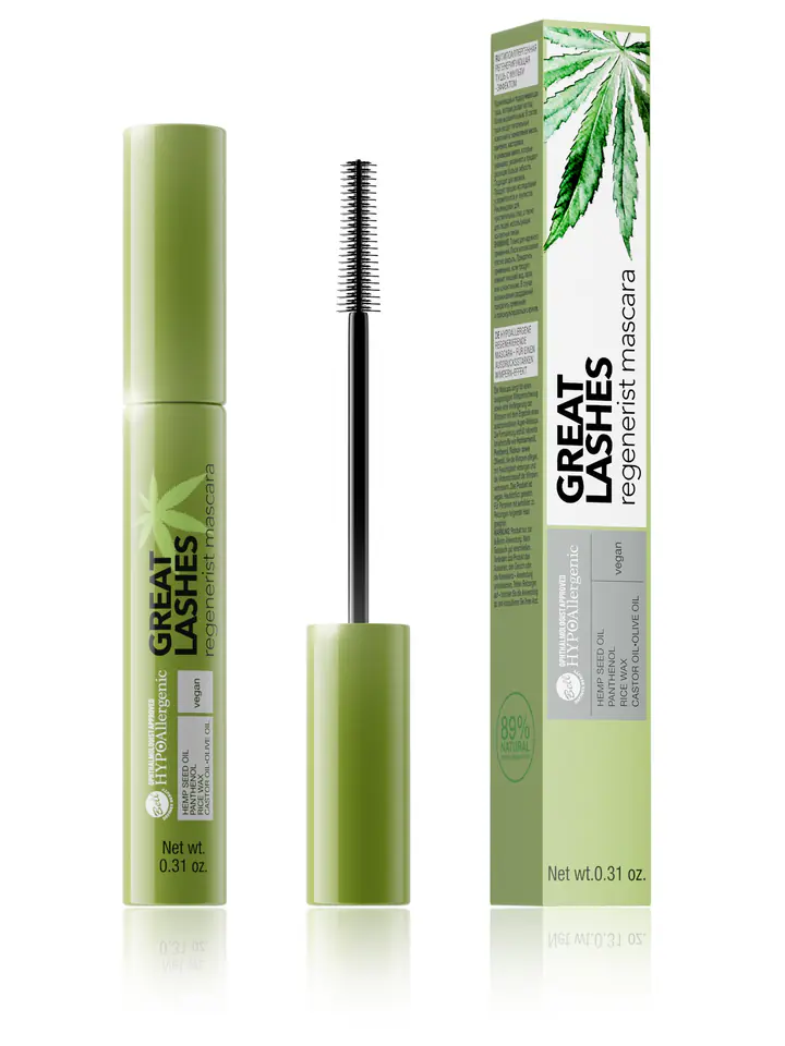 ⁨Bell Hypoallergenic Tusz do rzęs regenerujący-Efekt sztucznych rzęs 9g⁩ w sklepie Wasserman.eu