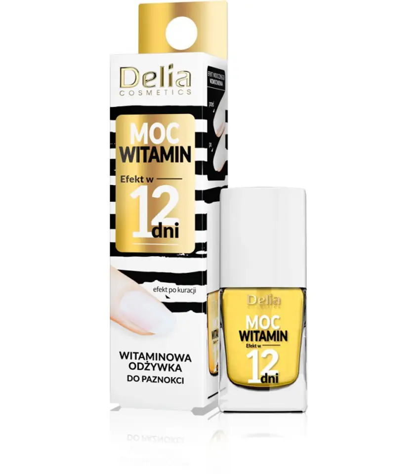 ⁨Delia Cosmetics Effect in 12 days Nail conditioner Vitamin-vitamin power 11ml⁩ at Wasserman.eu