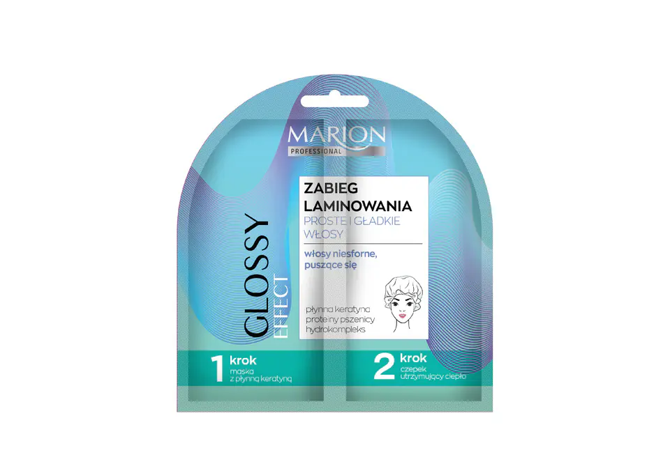 ⁨Marion Lamination treatment Duo Straight and Smooth hair - for unruly hair 20ml + cap⁩ at Wasserman.eu
