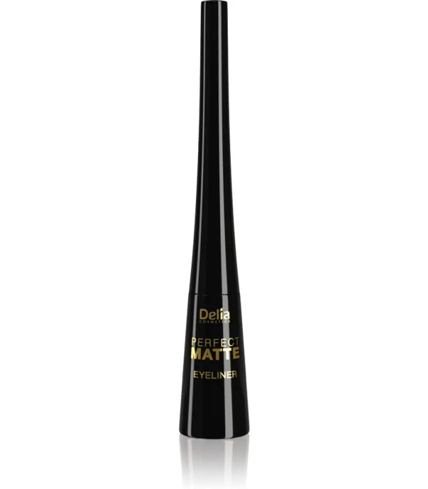 ⁨Delia Cosmetics Shape Master Eyeliner matowy w płynie Perfect Matte - Black 4ml⁩ w sklepie Wasserman.eu