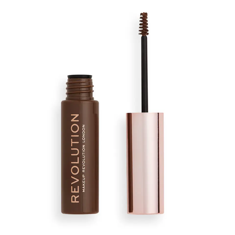 ⁨Makeup Revolution Eyebrow Gel Medium Brown 6 ml⁩ at Wasserman.eu