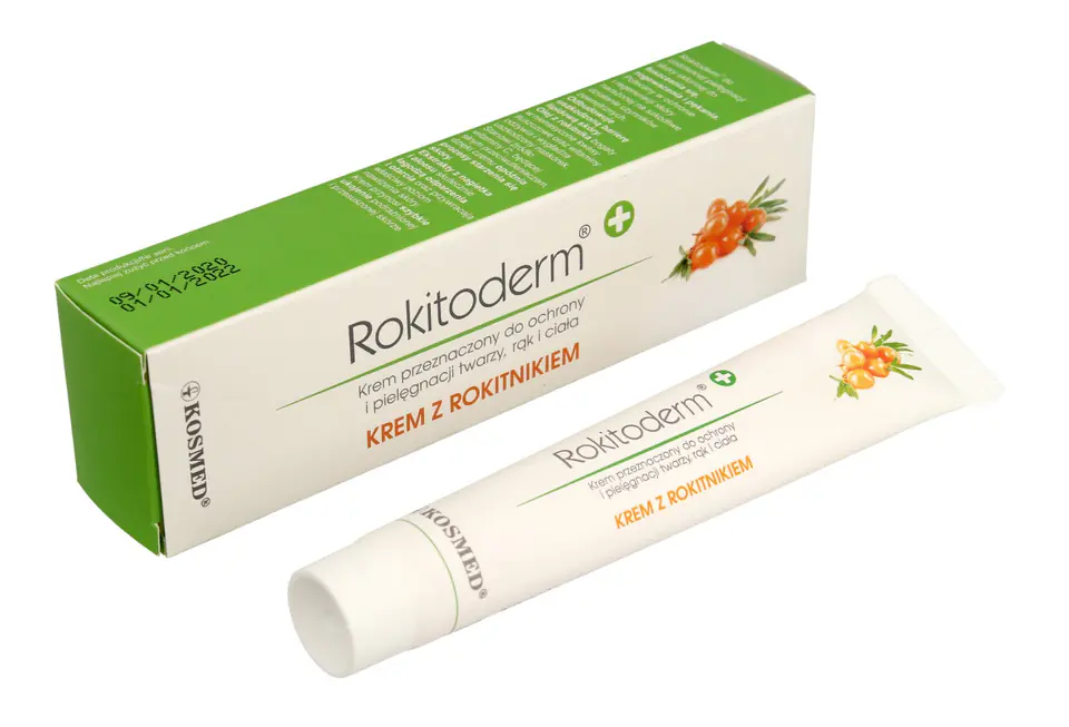 ⁨Kosmed Rokitoderm Sea buckthorn cream for face, hands and body 20ml⁩ at Wasserman.eu