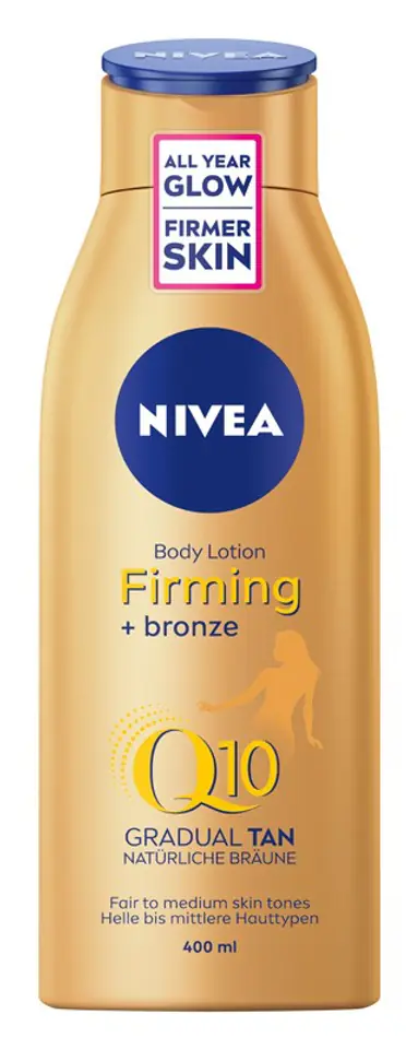 ⁨Nivea Body Balsam do ciała brązujący Firming+Bronze Q10 400ml⁩ w sklepie Wasserman.eu