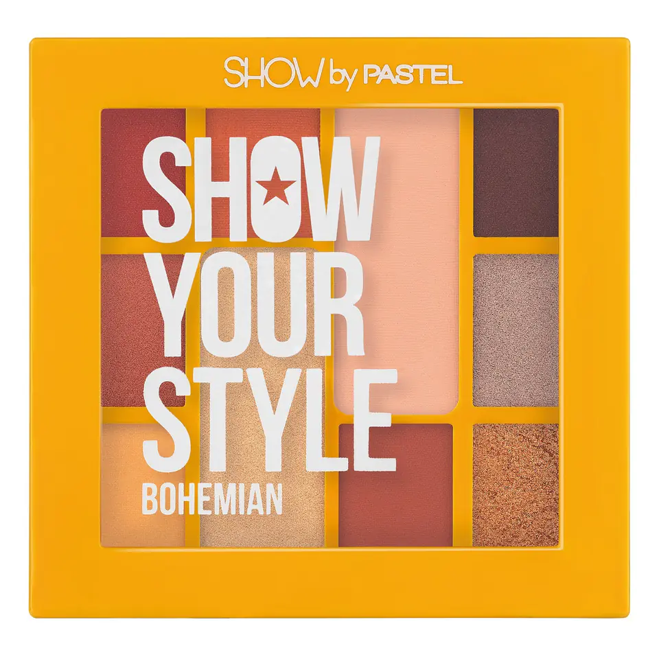 ⁨PASTEL Show By Pastel Paleta cieni do powiek Show Your Style Bohemian (10) 1szt⁩ w sklepie Wasserman.eu