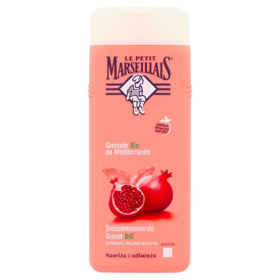 ⁨Le Petit Marseillais Żel pod prysznic Śródziemnomorski Granat BIO 400ml⁩ w sklepie Wasserman.eu