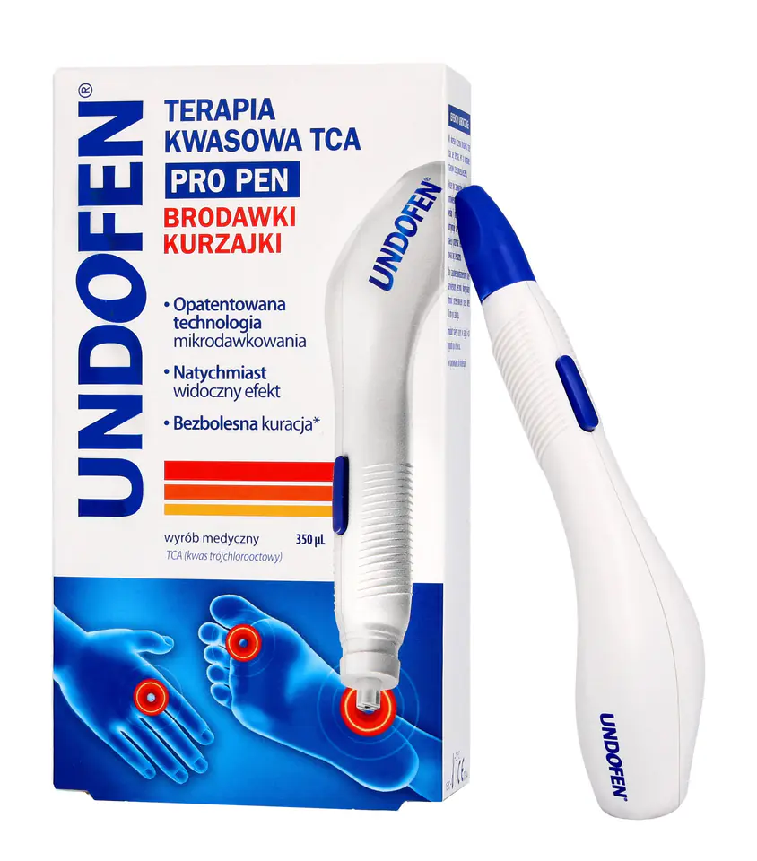 ⁨Undofen Terapia kwasowa TCA Pro Pen 2.0 na kurzajki i brodawki 0,35ml⁩ w sklepie Wasserman.eu