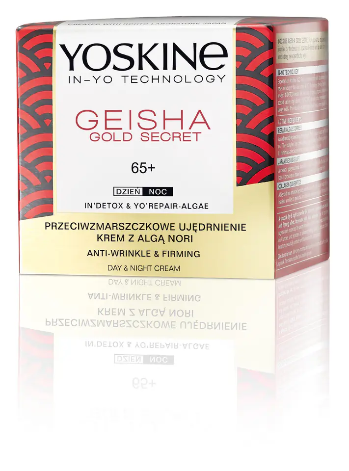 ⁨Yoskine Geisha Gold Secret 65+ Anti-wrinkle Day & Night Firm Cream 50ml⁩ at Wasserman.eu