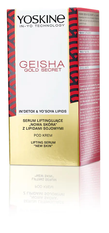 ⁨Yoskine Geisha Gold Secret Serum liftingujące "Nowa Skóra" pod krem 30ml⁩ w sklepie Wasserman.eu