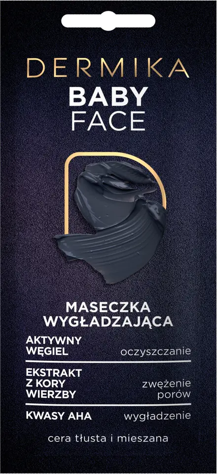 ⁨Dermika Maseczki Piękności Maseczka wygładzająca Baby Face 10ml⁩ w sklepie Wasserman.eu