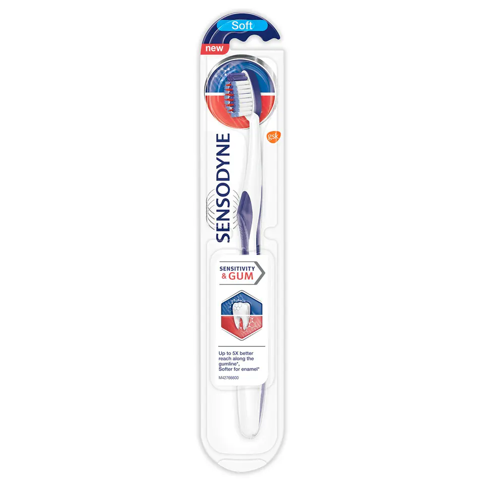 ⁨Sensodyne Toothbrush Sensitivity & Gum Soft⁩ at Wasserman.eu