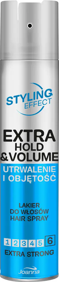 ⁨Joanna Styling Effect Hairspray Fixation and Volume extra strong 250ml⁩ at Wasserman.eu