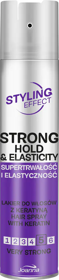 ⁨Joanna Styling Effect Lakier do włosów Supertrwałość i Elastyczność very strong 250ml⁩ w sklepie Wasserman.eu