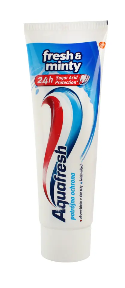 ⁨Aquafresh Toothpaste Fresh & Minty triple protection 75ml⁩ at Wasserman.eu