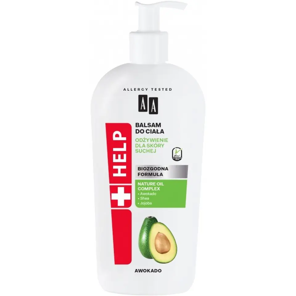 ⁨AA HELP Body lotion Avocado - nourishment for dry skin 400ml⁩ at Wasserman.eu