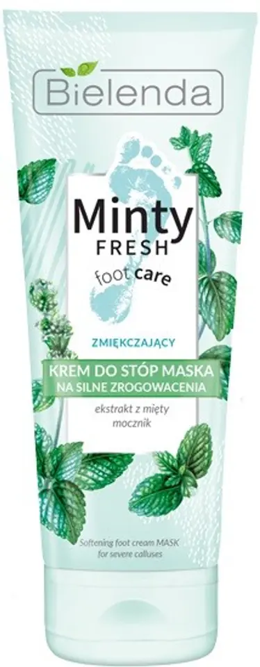 ⁨Bielenda Minty Fresh Foot Care Krem -maska do stóp zmiękczający 100ml⁩ w sklepie Wasserman.eu