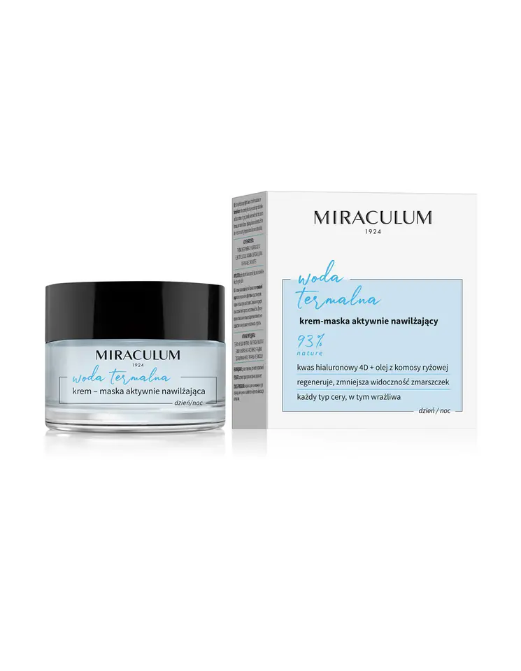 ⁨Miraculum Water Thermal Cream-mask actively moisturizing for day and night 50ml⁩ at Wasserman.eu