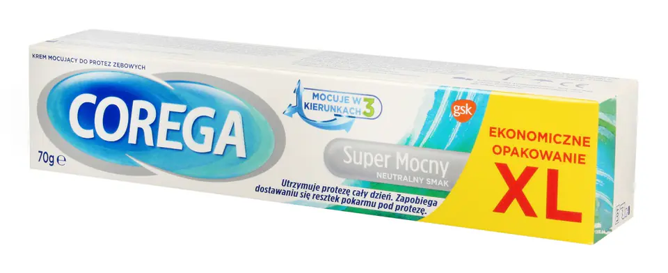 ⁨Corega Krem do mocowania protez zębowych - Super Mocny Neutralny⁩ w sklepie Wasserman.eu